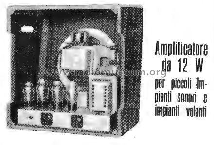 Amplificatore AP12; CGE, Compagnia (ID = 2322159) Ampl/Mixer