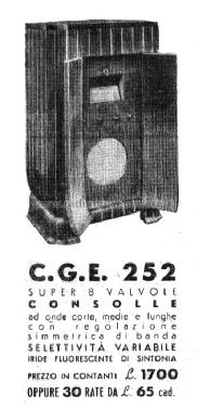 252; CGE, Compagnia (ID = 1414405) Radio