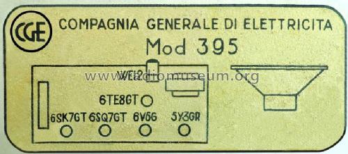 395; CGE, Compagnia (ID = 1662545) Radio