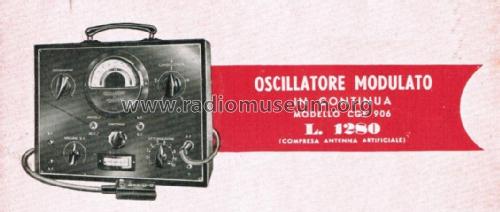 Oscillatore modulato 906; CGE, Compagnia (ID = 2657524) Equipment