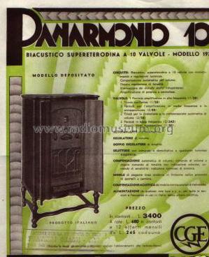 Panarmonio X ; CGE, Compagnia (ID = 390195) Radio