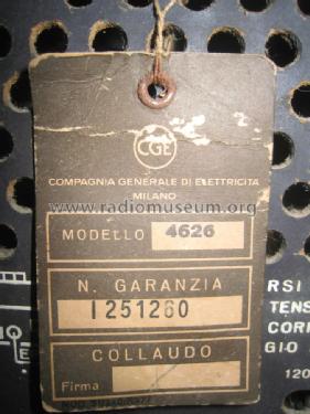 Phonic RF377 4626; CGE, Compagnia (ID = 1694624) Radio