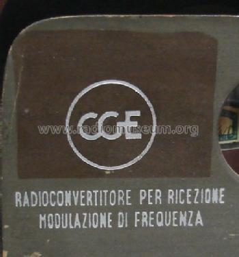 Radioconvertitore FM ; CGE, Compagnia (ID = 1167350) Converter