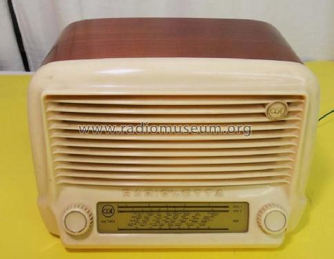 Radioletta 1545A; CGE, Compagnia (ID = 1606516) Radio