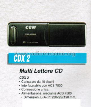 Multi Lettore CD CDX 2; CGM elettronica; (ID = 2730180) R-Player