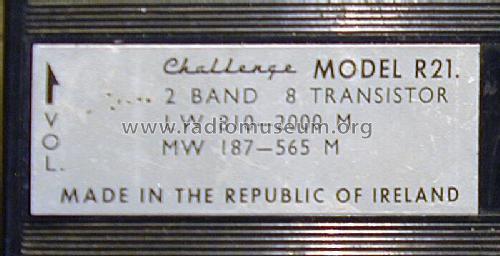 2 Band 8 Transistor R21; Challenge; where? (ID = 2665932) Radio