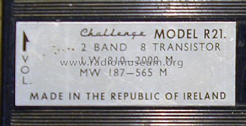 2 Band 8 Transistor R21; Challenge, Brand; (ID = 2665932) Radio