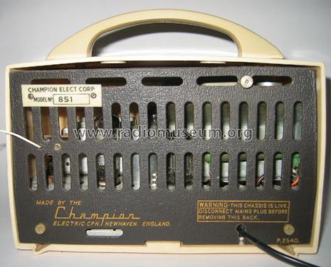 Mini-Ette 851; Champion Electric, (ID = 2603127) Radio