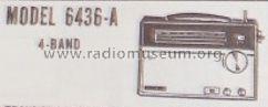4 Band 15 Transistor 6436-A; Channel Master Corp. (ID = 670360) Radio