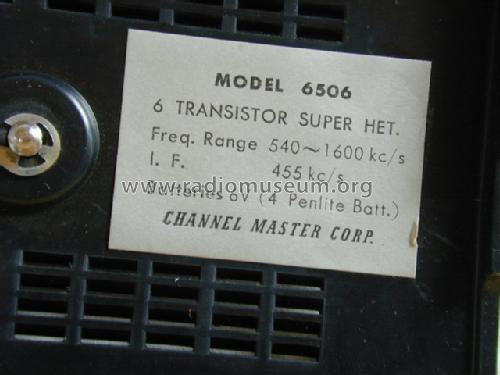 Channel Master 6506 ; Channel Master Corp. (ID = 621913) Radio