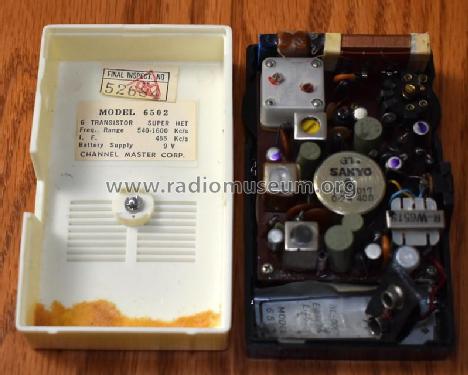 6 Transistor 6502 ; Channel Master Corp. (ID = 2881496) Radio