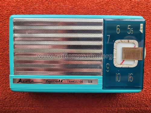 Acme 'tops all' Transistor Six CH-620; Chase Products Corp. (ID = 3120171) Radio