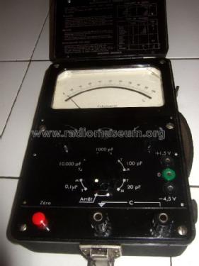 Capacimètre electronique à transistors ; Chauvin & Arnoux; (ID = 1648482) Equipment