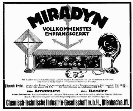Miradyn ; Chemisch-Technische (ID = 658832) Radio
