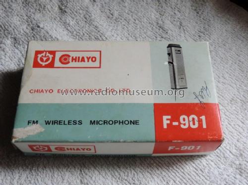 FM Wirelees Microphone F-901; Chiayo Electronics (ID = 1982166) Microphone/PU