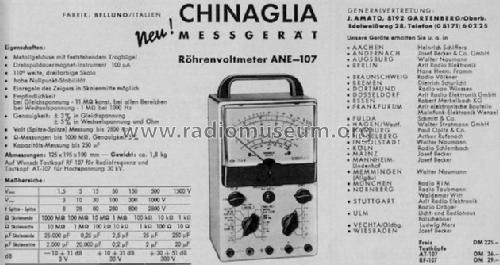 ANE107; Chinaglia Dino (ID = 294636) Equipment