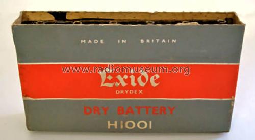 Drydex by Exide - Grid Bias Battery H1001; Chloride Electrical (ID = 1533498) Power-S