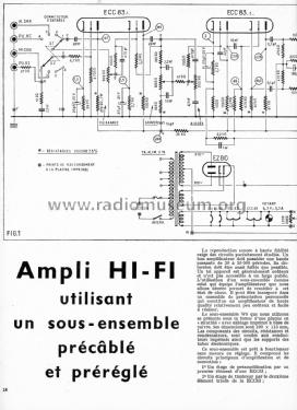 Amplificateur Haute-Fidélité W8-SE; Cibot Radio; Paris (ID = 2685416) Ampl/Mixer