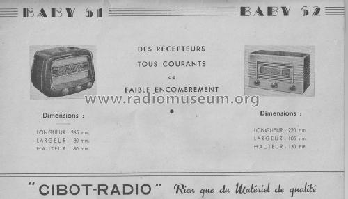 Baby 52; Cibot Radio; Paris (ID = 1465071) Radio