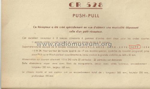 CR528; Cibot Radio; Paris (ID = 1455888) Radio