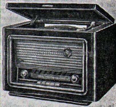 Idéal 56 Combiné Radio-Phono; Cibot Radio; Paris (ID = 592019) Radio