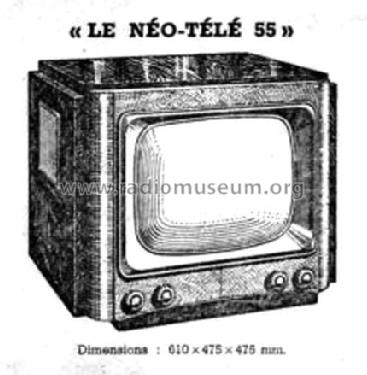 Néo-Télé 55; Cibot Radio; Paris (ID = 1524101) Televisión