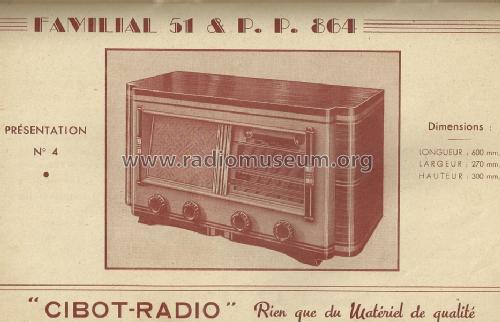 Super Push-Pull 864 ; Cibot Radio; Paris (ID = 1456430) Radio