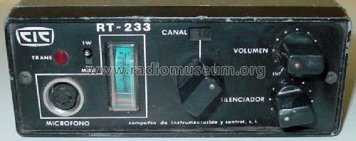 Radiotelefono VHF RT-233; CIC Compañia de (ID = 1239771) Commercial TRX