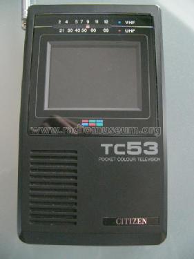 Pocket Colour Television - LC-TV TC53; Citizen Electronics (ID = 1834305) Televisión