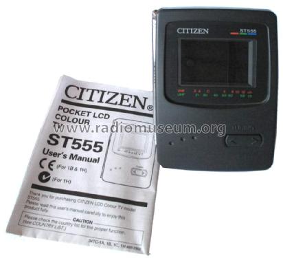 Pocket LCD Colour TV ST555-1H; Citizen Electronics (ID = 1437704) Television