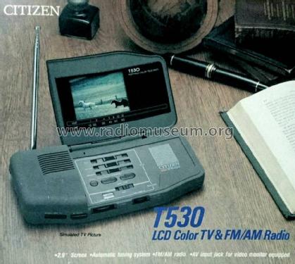 Portable Colour Television T530-1H; Citizen Electronics (ID = 2830275) TV Radio