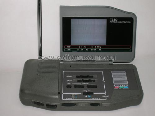 Portable Colour Television T530-1H; Citizen Electronics (ID = 1658248) TV Radio