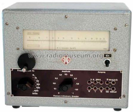 Tonfrequenz-Generator GF2; Clamann & Grahnert; (ID = 375610) Equipment