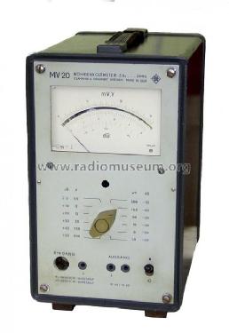 Röhrenvoltmeter MV-20; Clamann & Grahnert; (ID = 72134) Equipment