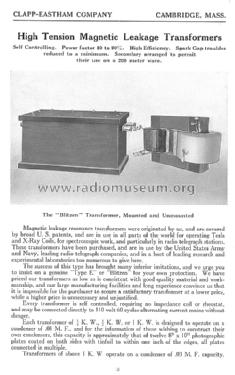 Blitzen Transformer 1/2 K.W.; Clapp-Eastham Co.; (ID = 1529350) Radio part