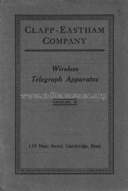 Catalog M Circa 1915; Clapp-Eastham Co.; (ID = 1074458) Paper