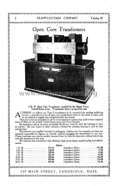 Catalog M Circa 1915; Clapp-Eastham Co.; (ID = 1074461) Paper