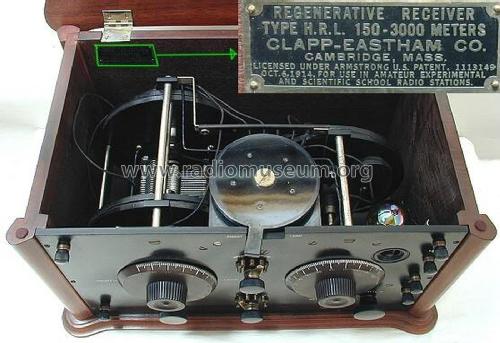 H.R.L. Regenerative Receiver ; Clapp-Eastham Co.; (ID = 2134100) Radio