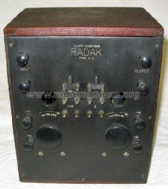 Radak HZ; Clapp-Eastham Co.; (ID = 197959) Ampl/Mixer