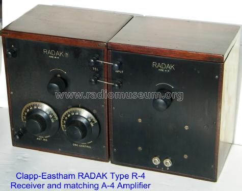 Radak R4; Clapp-Eastham Co.; (ID = 843917) Radio