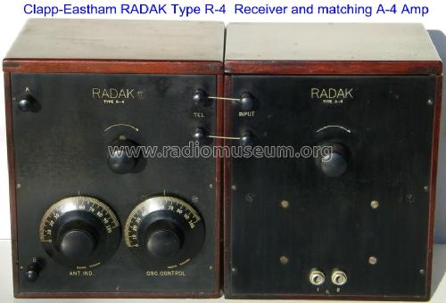 Radak R4; Clapp-Eastham Co.; (ID = 843918) Radio