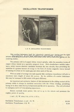 Wireless Telegraph Apparatus Catalog G; Clapp-Eastham Co.; (ID = 2307102) Paper