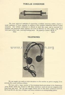 Wireless Telegraph Apparatus Catalog G; Clapp-Eastham Co.; (ID = 2307114) Paper