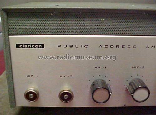 Public Address Amplifier 44-100; Claricon, World Mark (ID = 1112178) Ampl/Mixer