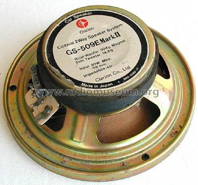Coaxial 2-way Speaker System GS-509E Mark II; Clarion Co., Ltd.; (ID = 1507461) Speaker-P