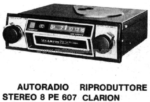 PE607; Clarion Co., Ltd.; (ID = 950278) Car Radio