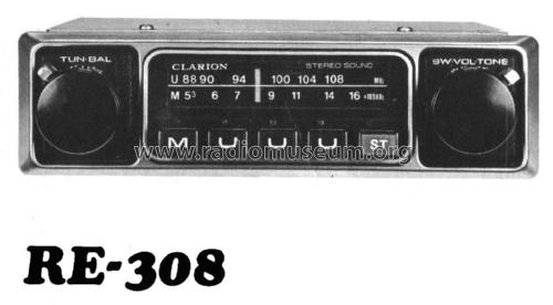 RE-308; Clarion Co., Ltd.; (ID = 1995841) Car Radio