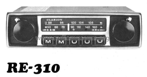 RE-310; Clarion Co., Ltd.; (ID = 1995839) Autoradio