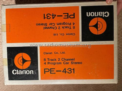 Discrete 2 Channel Car Stereo PE-431A; Clarion Corporation; (ID = 2871856) R-Player