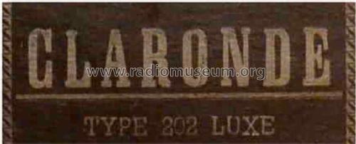 202 Luxe; Claronde; Paris (ID = 1292672) Radio